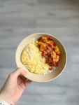 Image de la recette : Polenta et légumes rôtis