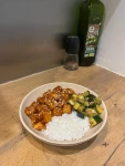 Image de la recette : Tofu sauce barbecue