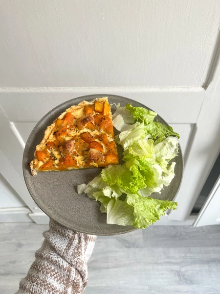 Image de la recette : Tarte potimarron chèvre