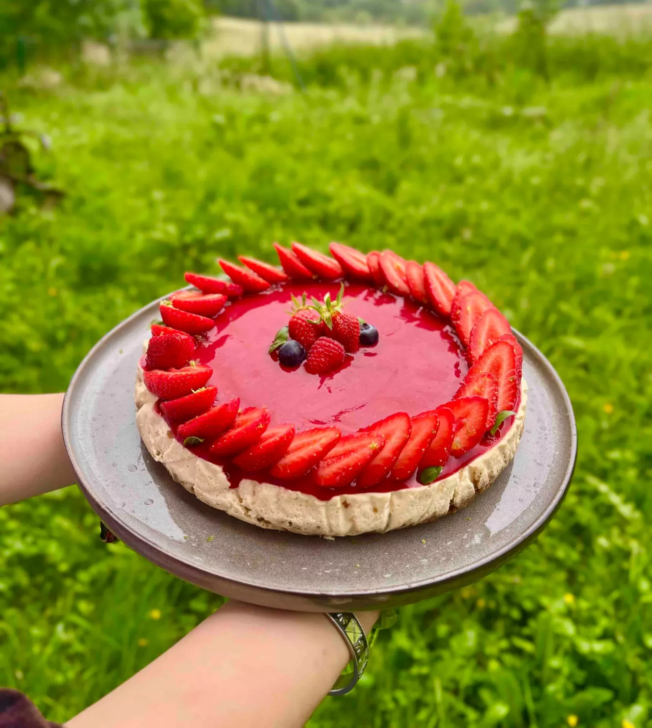 Image de la recette : Cheesecake fruits rouges