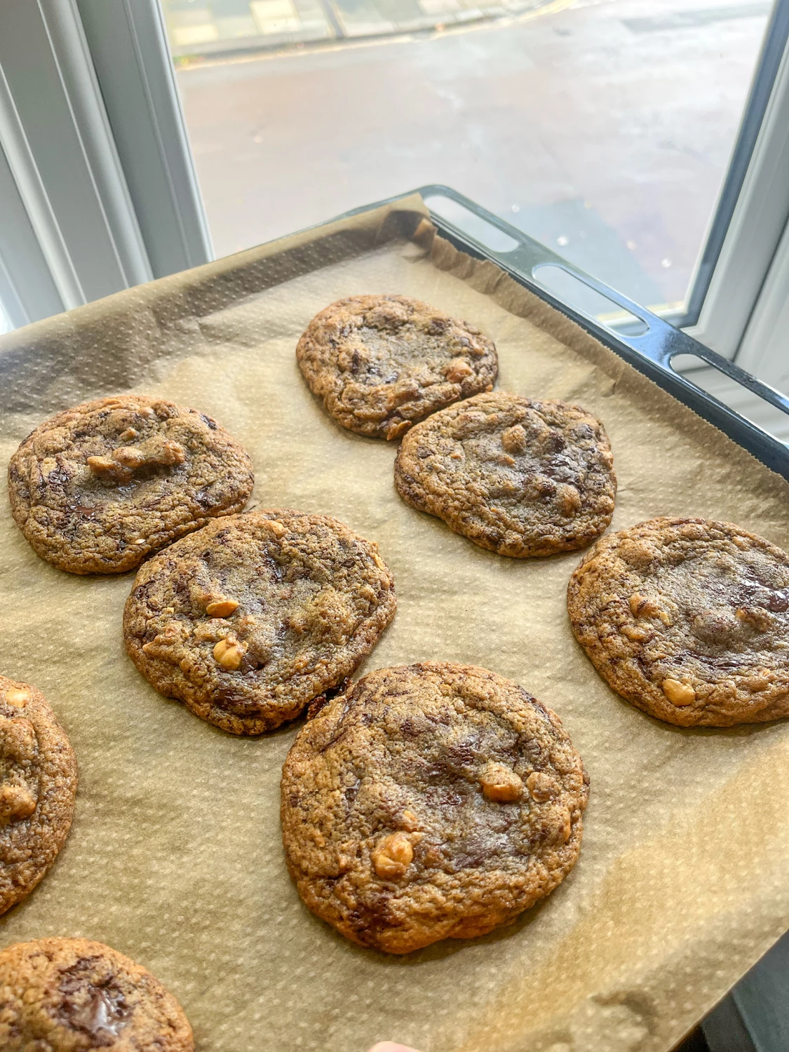 Image de la recette : Cookies fondant coeur pâte à tartiner