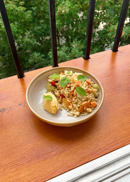 Image de la recette : Salade de perles d'été