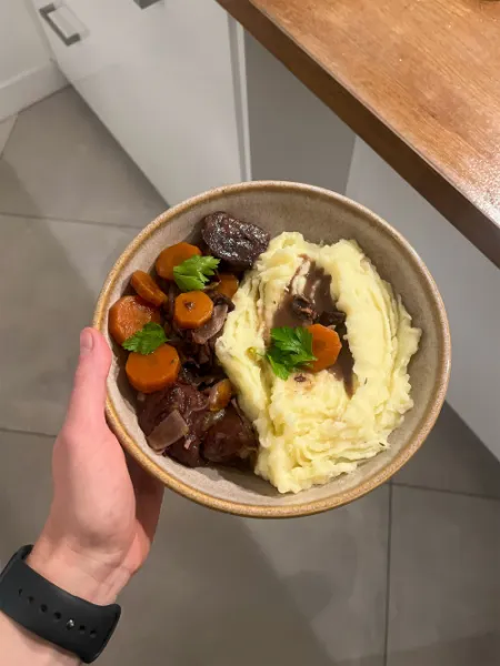 Image de la recette : Bourguignon végétal